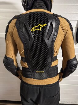 Chránič tela Alpinestars Bionic Action 2 čierno-hnedý - 4