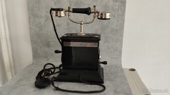 Starý orig.telefon na kliku(2 kliky) velký těžký - 4