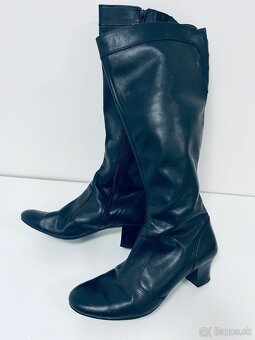 👢 Elegantné Vysoké Kožené Čižmy CLARKS MENDIP - Veľkosť 41 - 4