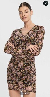 Dámske mini šaty s kvetinovou potlačou - 4