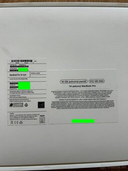 Predám MacBook Pro 14” (M1 Pro, 2021) + BONUS - TN - 4
