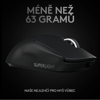 NOVÁ Logitech PRO X SUPERLIGHT 2 SE, black - 4