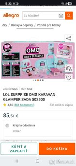 LOL Bábika Camping Karavan Auto - 4