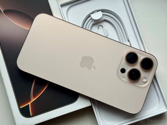 iPhone 16 Pro Desert Titanium BATERIE 100% TOP - 4