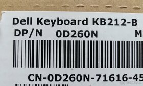 Predám nepoužitú, nevybalenú usb klávesnicu Dell KB212B - 4