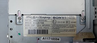Autorádio Sony a Visteon origial Ford - 4