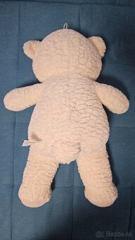 Veľký plyšový medveď, biely, 80cm - TOP STAV - 4