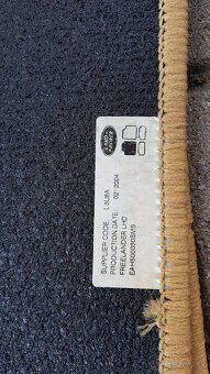 Originálne, textilné koberce na Land Rover Freelander 1 - 4