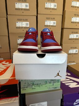 Nike Air Jordan 1 Low Pomegranate Medium Blue , 40Eu - 4