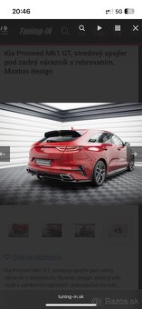 Zadný podnáraznik MAXTON KIA Proceed GT-line - 4