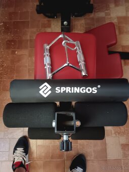 Predám posilňovaciu vežu, činky, bench lavicu a závažia. - 4