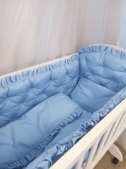 Detská kolíska + komplet výbava + baldachýn POM - 4