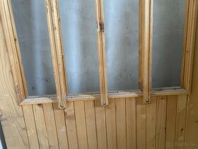 Ľavé dvere drevené falcovane (bez skla) nepoužité 80x197cm - 4