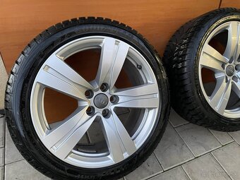 Orig. alu disky. AUDI 5x112 8J x18 ET 25 VW 245 45 R18 zimn - 4