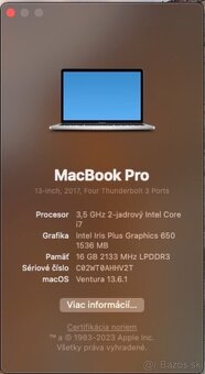 MacBook Pro 2017 i7 16Gb/512Gb - 4