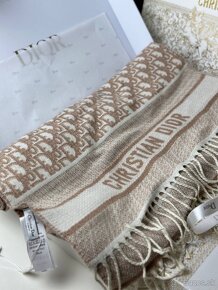 Nová DIOR ŠÁL -Satka , Kašmír -100% - 4