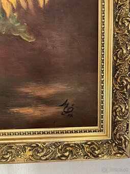 Obraz olejomalba slnečnice - 4