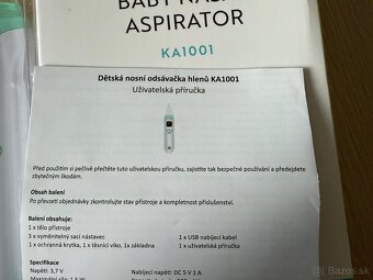 Odsávačka hlienov pre deti - 4