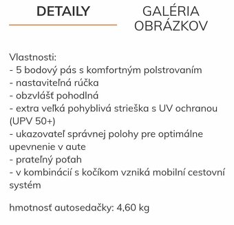 Autosedačka / autosedacka / vajíčko TEUTONIA TARIO 4800 - 4