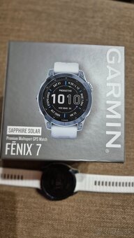 Garmin Fenix 7X Sapphire Solar Mineral Blue DLC Titanium/Whi - 4