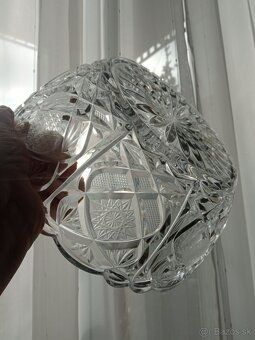 Krištáľová misa 1970, Bohemia crystal - 4