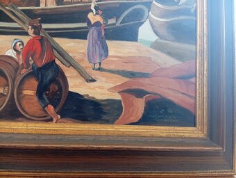 Obrovský krásny maľovaný obraz 120 x 84 cm - 4