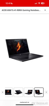 Herný notebook asus Nitro - 4