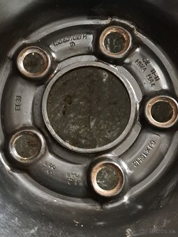 Rezervný disk ŠKODA, GOLF, SEAT - 195/65 R5 pneu Continental - 4
