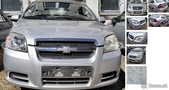 Chevrolet Aveo 1.4 2009 predám NÁRAZNÍK KAPOTA SVETLO F14D3 - 4