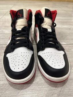 Air Jordan 1 Mid Gym Red Black White - 4
