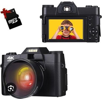 Fotoaparát Lingda 4 K ultra , videokamera - 4