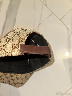 Hnedá šiltovka nová Gucci Khaki Gucci cap new - 4
