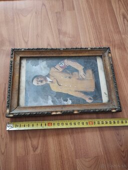 Prodám originální obraz Adolfa Hitlera nalezený na půdě - 4