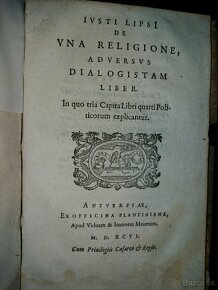 Ivsti Lipsti Politicorum 3 knihy v1 knihe 1596 Dobové poznam - 4