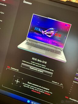 Herný notebook ASUS ROG Strix G18 s Intel Core i9 a RTX 4060 - 4