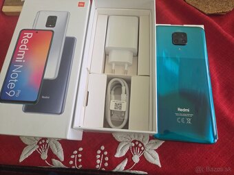 Xiaomi Redmi Note 9 pro duos zelený v top stave komplet krab - 4