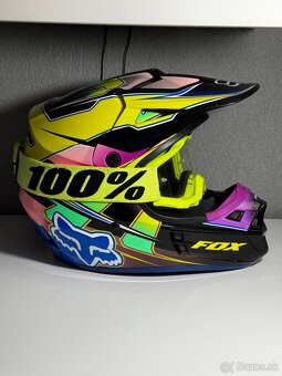 Fox helma / prilba + 100% okuliare - 4