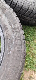 Predám zimné pneu 215/60R16 - 4