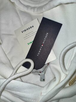 tommy hilfiger biela original stylova luxusna nova mikina - 4