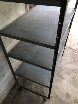 Kovový palicový dielenský regál 250cm x 97cm x 58cm - 4