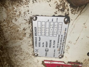 Hydraulické - búracie kladivo - 4