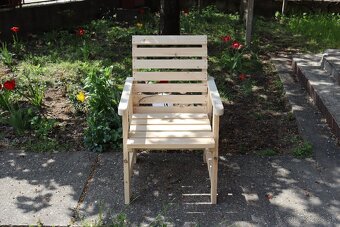 Drevená stolička (kreslo) - 4