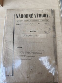 Staré noviny 40té roky - 4