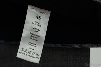 Oblek Justin Paukin 86757/RTN - sivý - 4