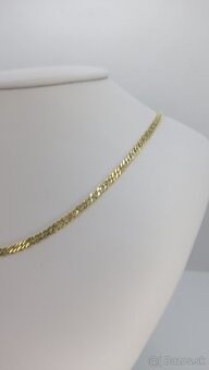 Zlata kvalitná retiazka - plná - 4