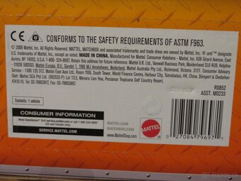 Hasičské auto - nehrané - dlhé 35 cm - 4