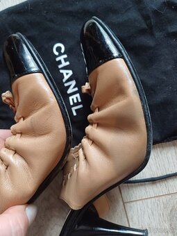 Predám originál Chanel kožené poltopánky 38.5 - 4