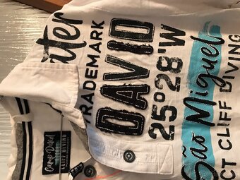 CAMP DAVID originál white pánske polotricko L/XL - 4