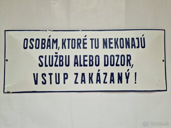 Tabula "OSOBÁM....VSTUP ZAKÁZANÝ" - 4