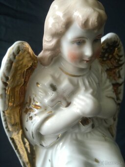 starý porcelánový anjelik - 4